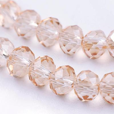 Electroplate Glass Beads Strands EGLA-D020-3x2mm-71-1