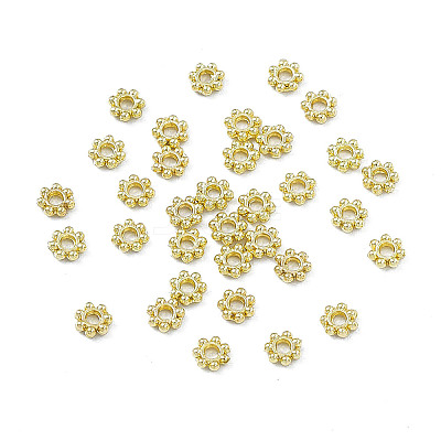 Rack Plating Alloy Spacer Beads PALLOY-I216-47LG-01-1
