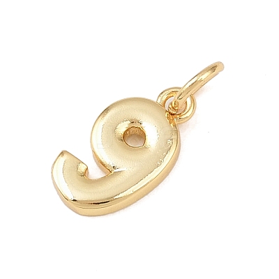 Brass Charms KK-G544-10G-09-1