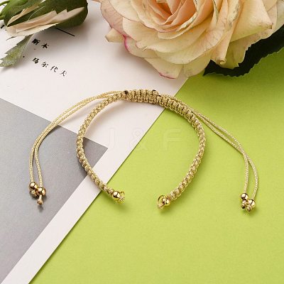 Adjustable Braided Polyester Cord Bracelet Making AJEW-JB00760-02-1