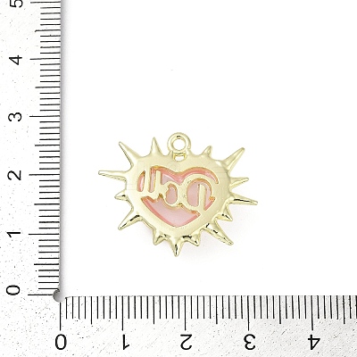 Alloy Pendants PALLOY-R151-10G-02-1