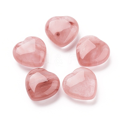 Cherry Quartz Glass Beads G-I285-06F-1