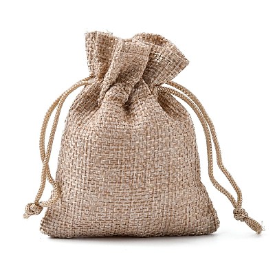 Burlap Packing Pouches Drawstring Bags LS-X-ABAG-Q050-7x9-01-1