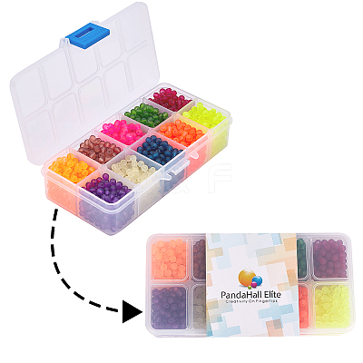 Transparent Glass Beads Strands GLAA-PH0007-77-1