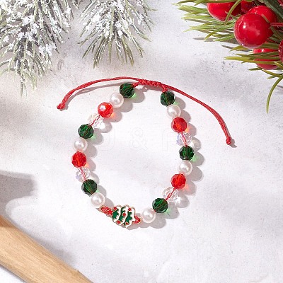 Glass Bracelets BJEW-JB12438-03-1
