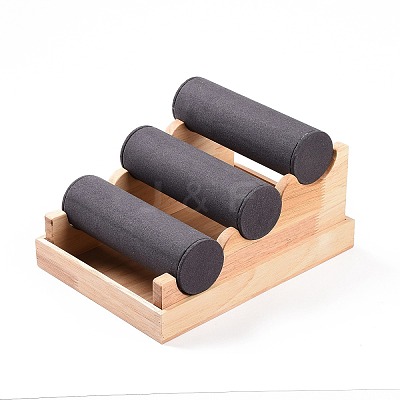 3 Layer Wood Jewelry Bracelet Displays Stands RDIS-K003-02A-1
