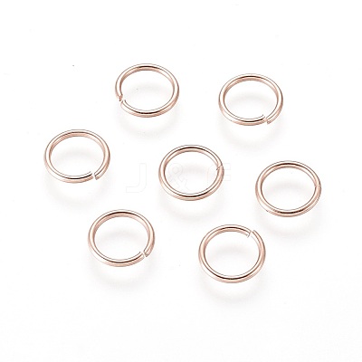 304 Stainless Steel Open Jump Rings STAS-O098-01RG-16-1