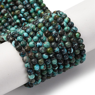 Natural HuBei Turquoise Beads Strands G-M411-A02-01-1