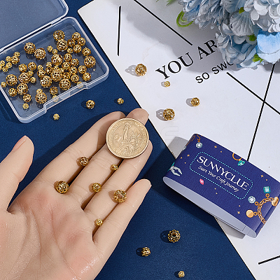 90Pcs 3 Styles Brass Beads KK-SC0007-94-1