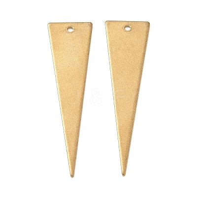 Brass Big Pendants KK-D263-06G-1