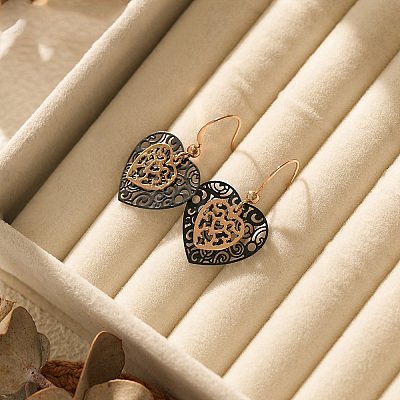 Brass Dangle Earrings WG9191F-02-1