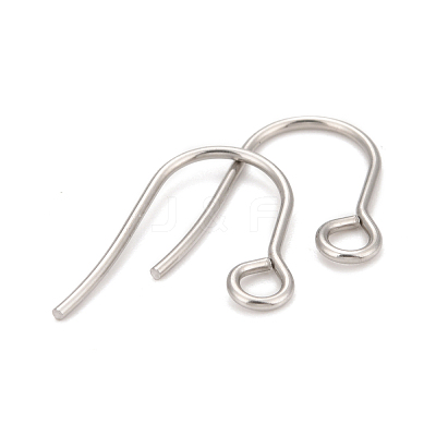 Tarnish Resistant 316 Surgical Stainless Steel Earring Hooks X-STAS-A056-11P-1