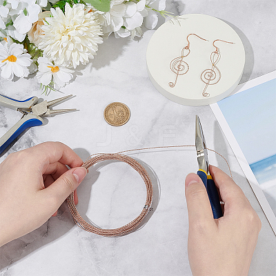 6M Copper Beading Wire for Jewelry Making CWIR-WH0026-01A-RGP-1