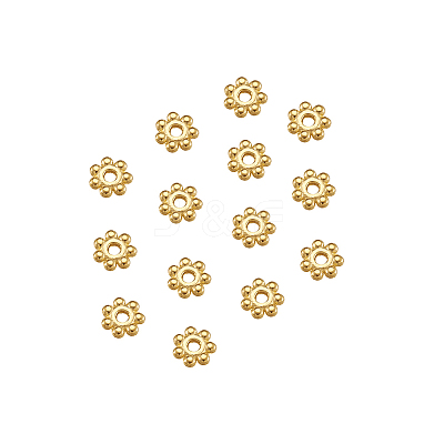 Alloy Daisy Spacer Beads PALLOY-TA0001-07G-1