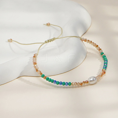Bohemian Handmade Beaded Crystal Bracelets LS-AY4302-1-1