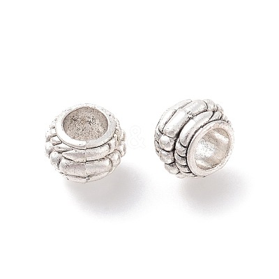 Tibetan Style Alloy European Beads PALLOY-F257-02AS-1