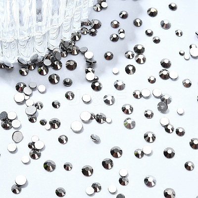 Glass Rhinestone Flat Back Cabochons MRMJ-YW0001-075E-1