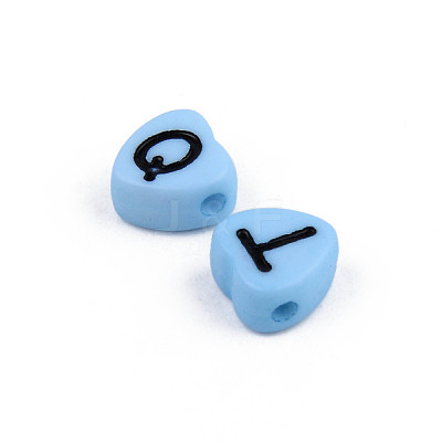 Opaque Acrylic Enamel Beads MACR-S273-37-1