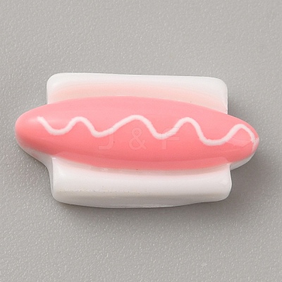 Opaque Resin Imitation Food Cabochons RESI-CJC0022-04G-1