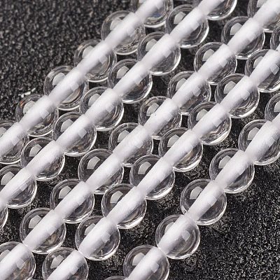 Natural Quartz Crystal Beads Strands X-G-G680-52-1