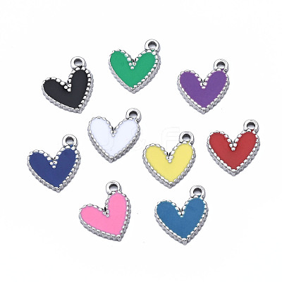 304 Stainless Steel Charms STAS-S080-044P-NR-1