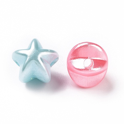 Imitation Pearl Acrylic Beads OACR-E013-13-1