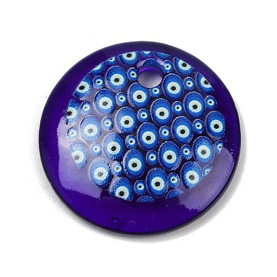 Handmade Lampwork Pendants LAMP-R005-01B-1