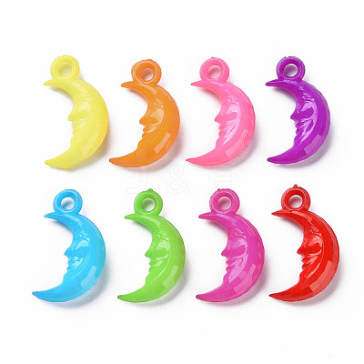 Opaque Acrylic Pendants MACR-N013-032-B01-1