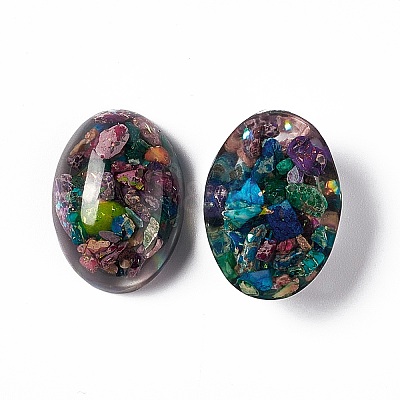 Natural Calcite & Synthetic Opal Cabochons G-F727-02-1