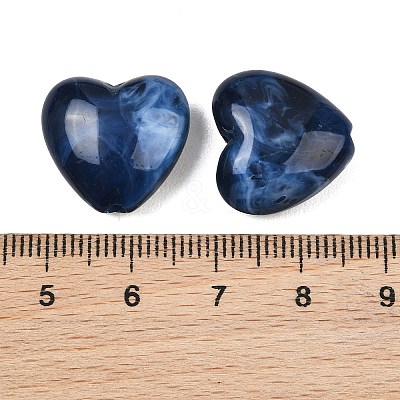 Two-tone Opaque Acrylic Beads AC-CBA8E7E-01H-1