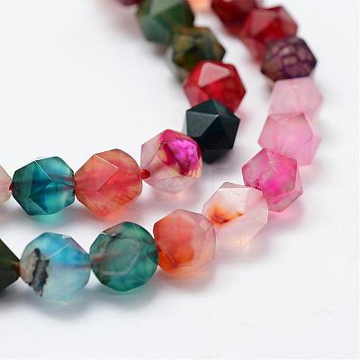 Natural Agate Beads Strands G-K184-04D-1
