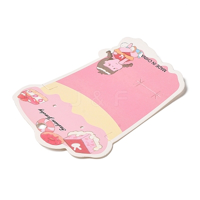 Drink Shaped Paper Earring Display Cards CDIS-C005-07-1
