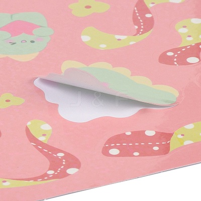 8Pcs PVC Waterproof Stickers LS-STIC-P012-01-1