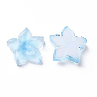 Transparent Epoxy Resin Cabochons LS-CRES-S365-23B-1