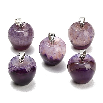 Teachers' Day Natural Agate Pendants GG-K002-14C-1