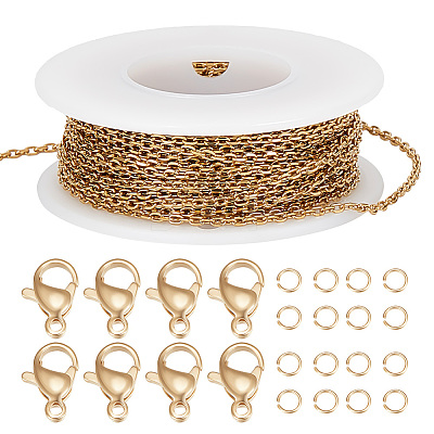 DIY Chain Bracelet Necklace Making Kit DIY-BBC0001-25-1