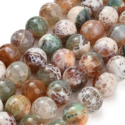 Natural Fire Crackle Agate(Dyed & Heated) Beads Strands G-K425-A03-14mm-1