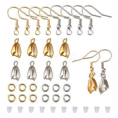 304 Stainless Steel Earring Hooks STAS-TA0004-59-1