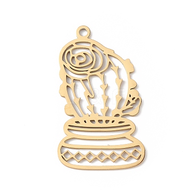 201 Stainless Steel Pendants STAS-K250-10G-1
