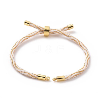 Nylon Cord Silder Bracelets MAK-C003-03G-09-1