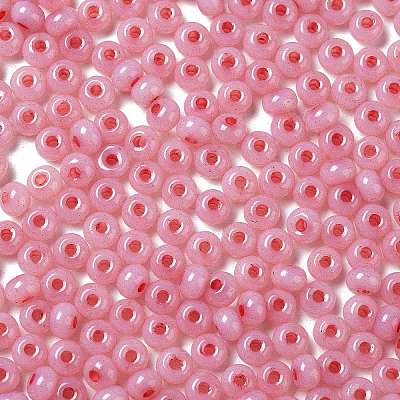 Imitation Jade 3/0 Glass Seed Beads SEED-Z001-A-A12-1