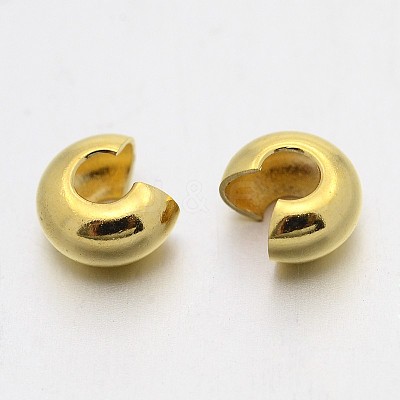 Iron Crimp Beads Covers X-IFIN-X0031-3mm-1