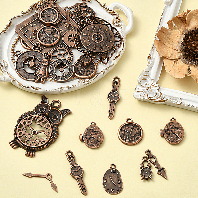 1 Bags Tibetan Style Alloy Pendants FIND-SC0018-06R-1