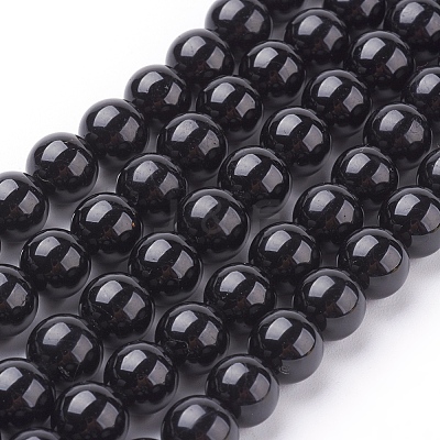Natural Tourmaline Beads Strands G-G099-8mm-11-1