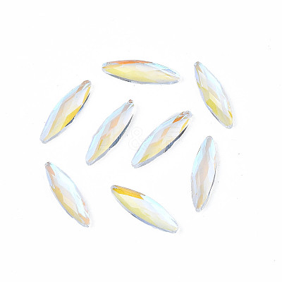 Glass Rhinestone Cabochons MRMJ-N027-013A-1