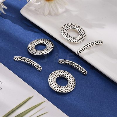 Tibetan Style Alloy Toggle Clasps LS-LF10975Y-NF-1