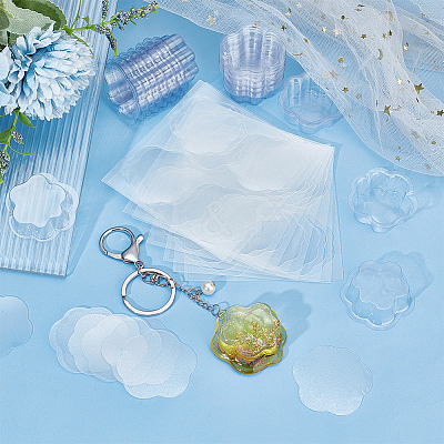 40Pcs Cat Paw Transparent Blister Packaging Inner Tray CON-OC0001-51-1