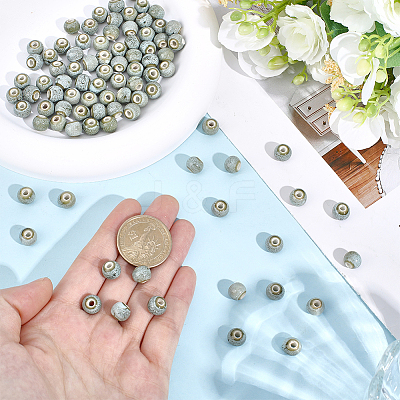 120Pcs Handmade Porcelain Beads PORC-PA0001-29A-1