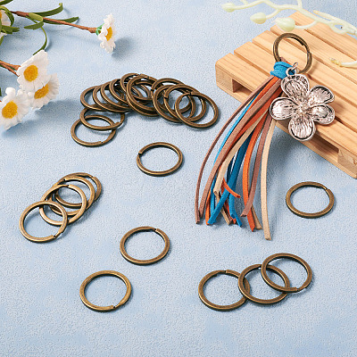 Alloy Split Key Rings PALLOY-TAC0001-01A-AB-1