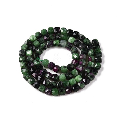 Natural Ruby in Zoisite Beads Strands G-N342-118-1